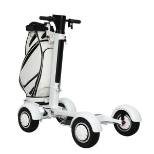 Electric Golf Trolley with Digital Display and Remote Control for Golf Course Use