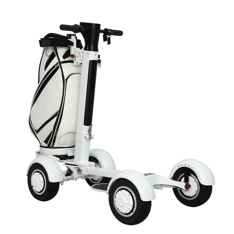 Electric Golf Trolley with Digital Display and Remote Control for Golf Course Use