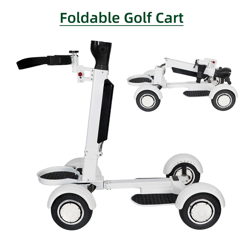 Motorized Golf Trolley Golf Push Cart Lithium Battery Foldable For Golf Bags electric golf cart supplier - Image 7
