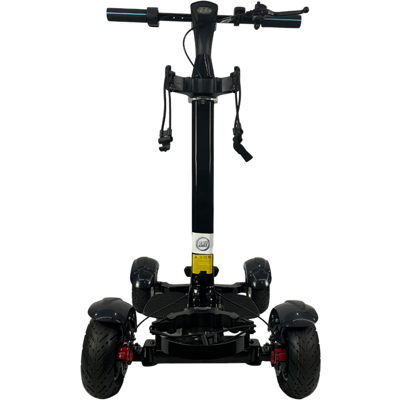 Four Wheel Golf Course Scooter with Long Range Battery and Comfortable Standing Platform