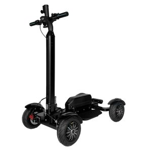 4 Wheel Golf Scooter Electric Ride-On Golf Trolley Transport with Long Range Battery and Durable Frame