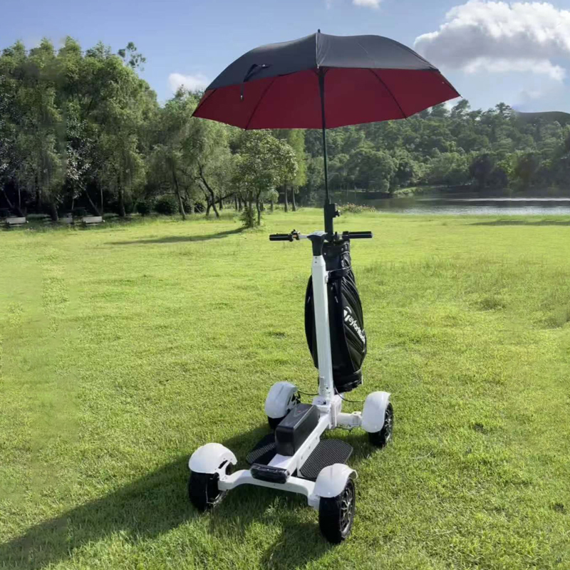 Four Wheel Golf Course Scooter with Long Range Battery and Comfortable Standing Platform - Image 5