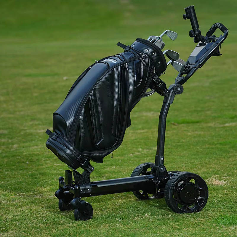 Electric Golf Push Trolley with Remote Control, Foldable Motorized Golf Cart with Lithium Battery - Image 7