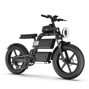 All Terrain Folding Ebike, Electric Bicycle for Adults with Comfortable Seat and Suspension