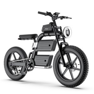 Step Through Electric Bike, Fat Tire Ebike for Urban Commuting and Weekend Adventures