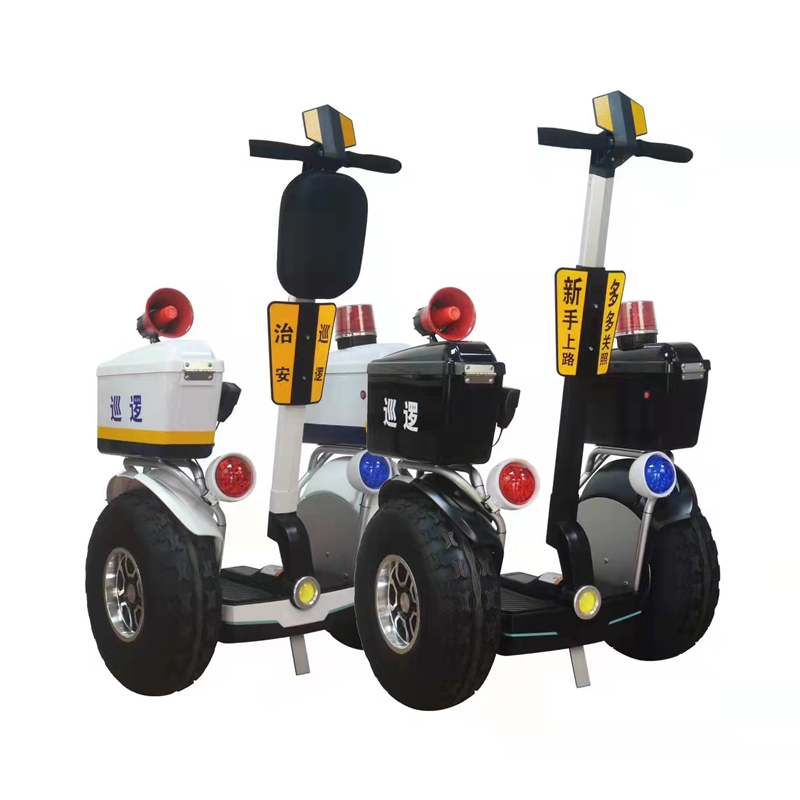 Professional Patrol Electric Scooter with Warning Beacon, Self Balancing Transporter for Security and Facility Management - Image 4