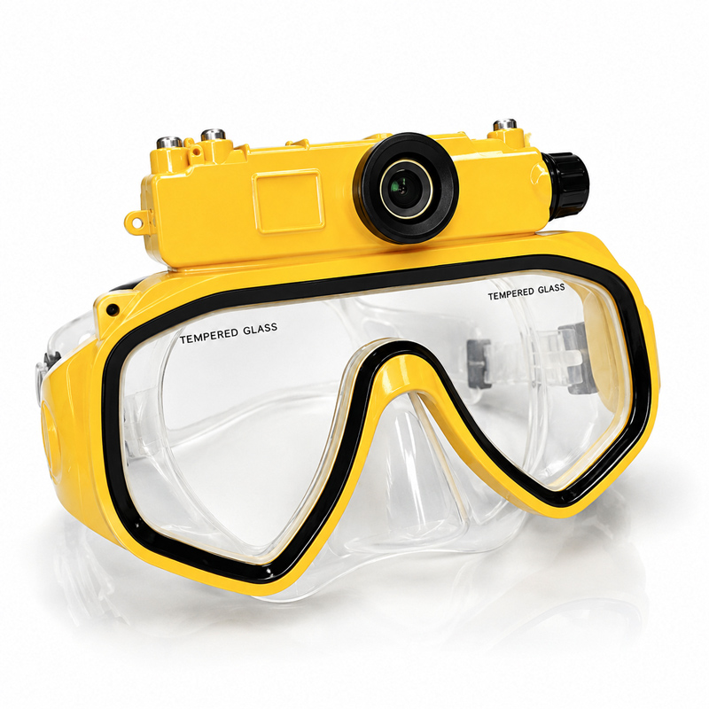 Hands Free Diving Experience Camera integrated with diving mask allows easy underwater shooting - Image 4